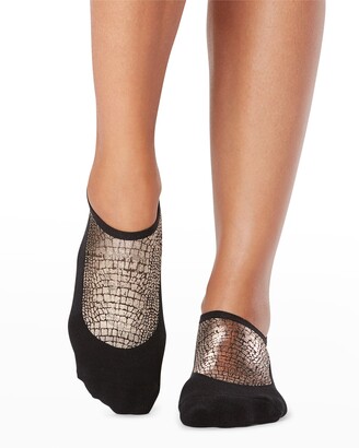 Tavi Noir Maddie Foil Low-Rise Grip Socks - ShopStyle