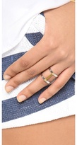 Thumbnail for your product : L'Agence Double Riveted Bar Ring
