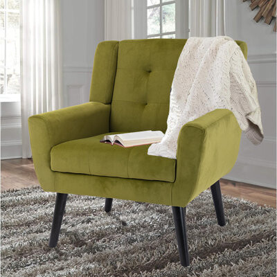Mercer41 Xaelah Upholstered Armchair