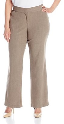 Briggs New York Women's Plus-Size Curvy Bistretch Short Straight Leg Pant