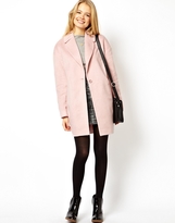 Thumbnail for your product : ASOS Fluffy Cocoon Coat