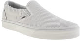 Thumbnail for your product : Vans womens white classic slip on trainers
