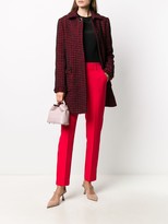 Thumbnail for your product : Blumarine Patterned Single Breasted Coat