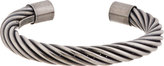Thumbnail for your product : Goti Silver Twisted Cuff