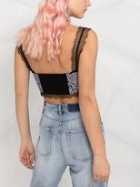 Thumbnail for your product : Versace Leopard Print Bralette Top