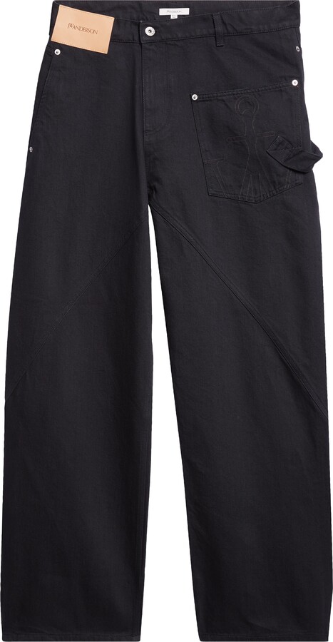 J.W.Anderson Twisted Workwear Denim Jeans