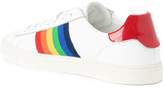 Thumbnail for your product : DSQUARED2 rainbow stripe low-top sneakers
