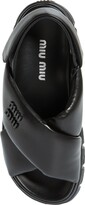 Thumbnail for your product : Miu Miu Tire Platform Slingback Sandal