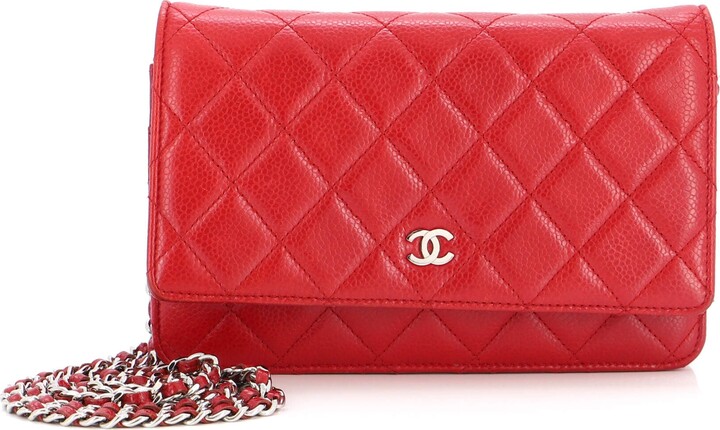 red chanel wallet caviar