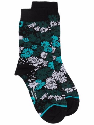 Paul Smith All-Over Floral-Print Socks