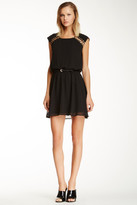 Thumbnail for your product : City Triangles Grommet Detail Belted Dress