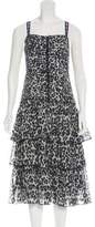Thumbnail for your product : Marc Jacobs Printed Sleeveless Midi Dress w/ Tags Black Printed Sleeveless Midi Dress w/ Tags