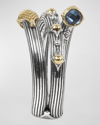 Konstantino Delos London Blue Topaz Wrap Ring, Size 7