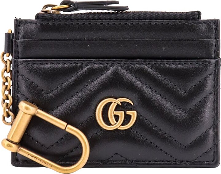 Gucci, Accessories, Gg Marmont Keychain Wallet