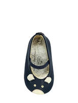 Thumbnail for your product : Little Marc Jacobs Mouse Embroidered Patent Leather Flats