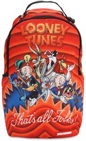 Thumbnail for your product : Sprayground Looney Tunes Shark Print Canvas Backpack