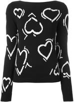 Max Mara hearts pattern jumper 
