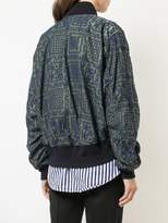 Thumbnail for your product : Sacai printed bomber jacket