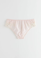 Thumbnail for your product : And other stories Floral Lace Trim Briefs