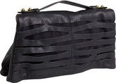 Thumbnail for your product : Romy Gold Biker Slash Clutch W/Top Handle
