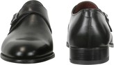 Thumbnail for your product : Fratelli Rossetti Black Calf Leather Monk Strap Shoes