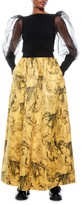Thumbnail for your product : Alice + Olivia Abella Tulle Puff-Sleeve Blouse