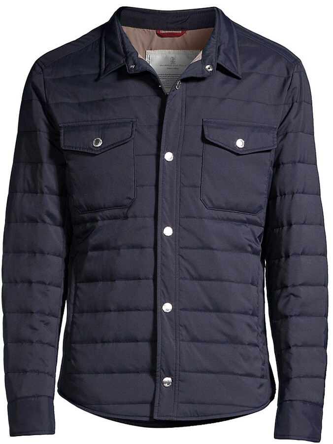 Mens Snap Front Shirt Jacket | Shop the world's largest collection of  fashion | ShopStyle