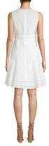 Thumbnail for your product : Calvin Klein Eyelet Fit--Flare Dress