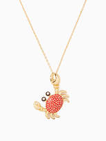 Thumbnail for your product : Kate Spade Shore thing pave crab pendant