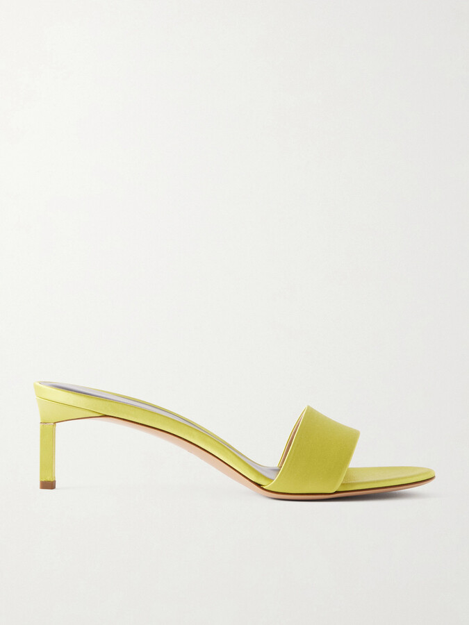 TOM FORD - Satin Mules - Yellow