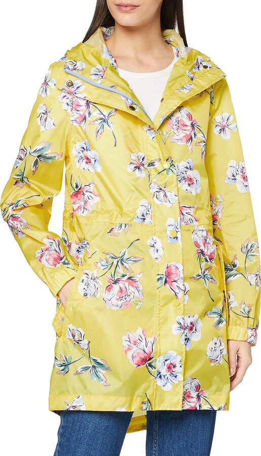womens yellow rain jacket