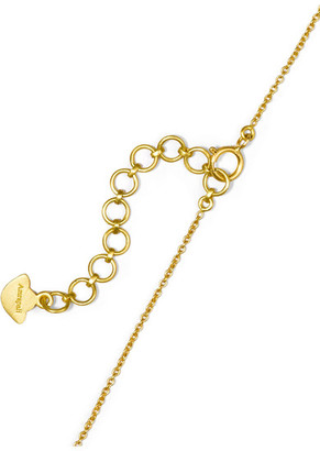 Amrapali 18-karat Gold Enamel Necklace - one size