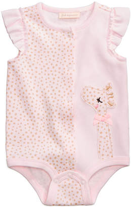First Impressions Cotton Giraffe Creeper, Baby Girls, Created for Macy's