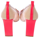 Thumbnail for your product : Reed Krakoff Mesh Atlas Pumps