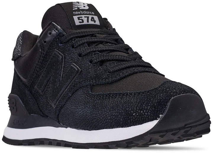 new balance women's 574 rose gold casual sneakers from finish line