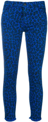 J Brand Leopard-Print Jeans