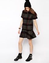 Thumbnail for your product : Vanessa Bruno Skirt with Flared Hem in Check