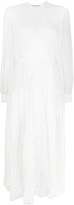 Thumbnail for your product : Ermanno Scervino Asymmetric Lace-Detailed Midi Dress