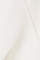 Thumbnail for your product : Peter Pilotto Cropped Ruffled Cady Wide-leg Pants - White