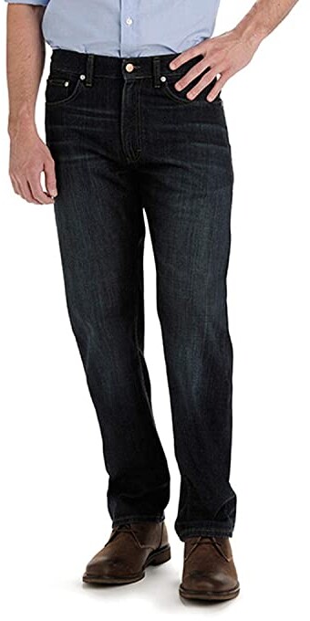 Lee Men's Big Tall Custom Fit Relaxed Straight Leg Jean - ShopStyle