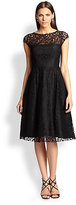 Thumbnail for your product : ABS by Allen Schwartz Open-Back Lace Dress