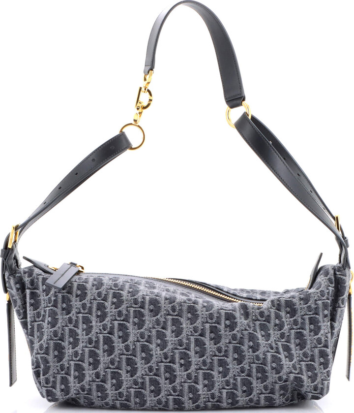 Christian Dior D-Journey Bag Oblique Canvas Medium