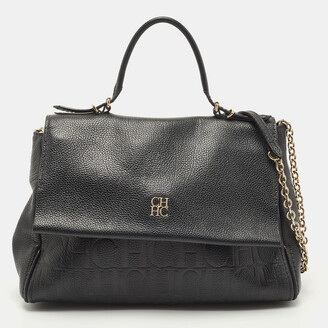 Leather handbag Carolina Herrera Black in Leather - 34132341