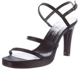 Thumbnail for your product : Vera Wang Satin Multistrap Sandals