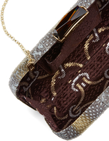 Thumbnail for your product : Kotur Breen Snakeskin Minaudiere