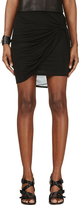 Thumbnail for your product : Helmut Lang Black Jersey Slack Twist Mini Skirt