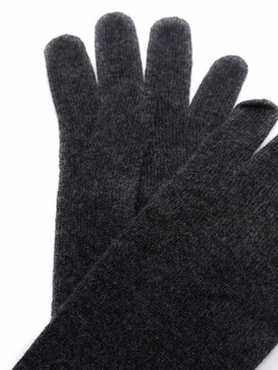 Fabiana Filippi Monili-chain knitted gloves