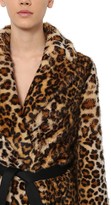 Thumbnail for your product : MARC JACOBS, THE Leo Printed Faux Fur Coat W/ Belt