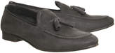 Thumbnail for your product : Ask the Missus Feather Tassel Loafers Dark Brown Nubuck