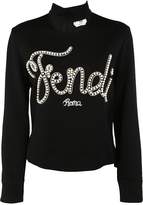 Thumbnail for your product : Fendi Logo Embroidered Sweatshirt